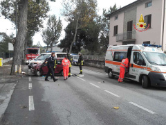 Incidente stradale a Falconara