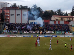 tifosi Ascoli a L'Aquila