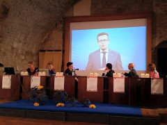 Il Commissario Europeo per la Ricerca Carlos Moedas all'incontro a Camerino sullo stato d’attuazione della Carta europea dei ricercatori