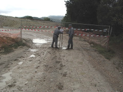 L'area sottoposta a sequestro dal Corpo Forestale dello Stato