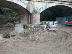 Lavori di messa in sicurezza al ponte di Sforzacosta di Macerata