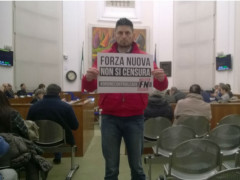 Forza Nuova in Comune a Fano