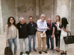 Vittorio Sgarbi alla Basilica di Santa Croce di Sant'Elpidio a Mare