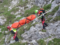 Soccorso alpino, intervento in montagna