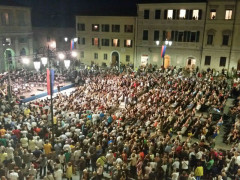 Inaugurazione piazza Garibaldi a Senigallia