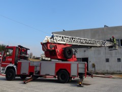 Incendio a Osimo