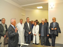 Inaugurazione all'ospedale di Torrette