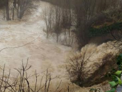 Forti piogge a San Severino Marche