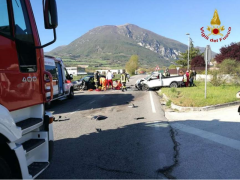 Incidente stradale a Pioraco