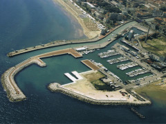 Il fiume Misa e il porto di Senigallia