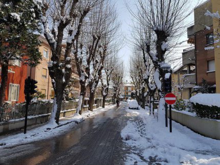 Strade innevate