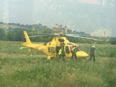 Eliambulanza al Ciarnin