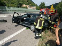 Incidente stradale a Serrapetrona