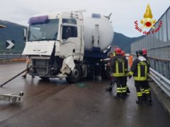 Incidente lungo la SS76 all'altezza di Fabriano