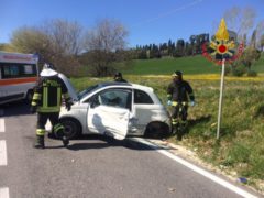 Incidente stradale a Treia