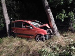 Incidente stradale a Recanati