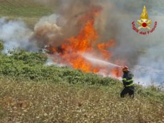 Incendio a Fabriano