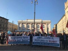 Manifestazione dipendenti Ubi