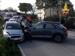 Incidente stradale a Mogliano