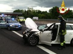 Incidente stradale sull'A14