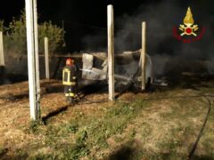 Incendio a Osimo