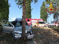 Incidente stradale a Treia