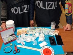 Arresto per spaccio di droga