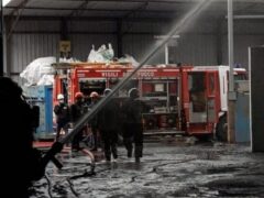 Incendio in uno stabilimento di Fano