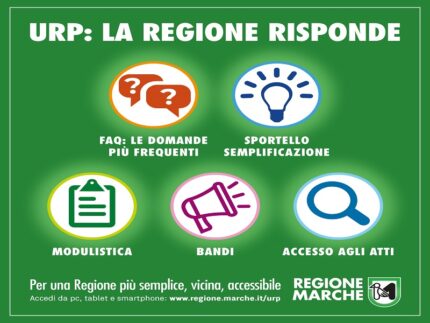 Servizio "Urp: la Regione risponde"