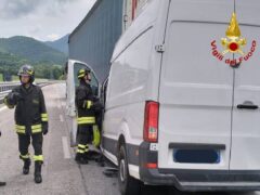 Incidente sulla SS76 nei pressi di Fabriano est