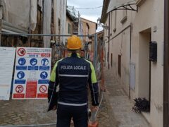 Controlli nei cantieri della ricostruzione post-sisma a San Severino