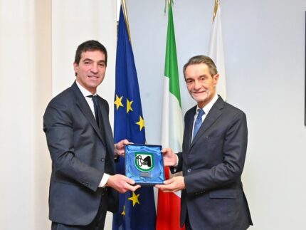 Francesco Acquaroli e Attilio Fontana