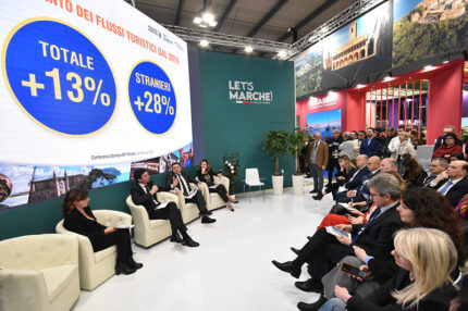 BIT 2025 - Presentazione dati afflusso turisti 2024 allo stand della Regione Marche