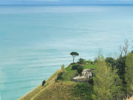 Il mare Adriatico dal Monte San Bartolo